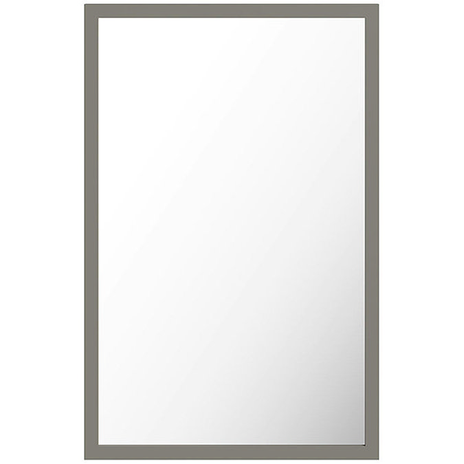 Mode Hale Matt Grey Stone 800 x 550mm Bathroom Mirror