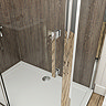 Mode Meier 1700 x 1950mm 8mm Framed Sliding Shower Door (Excludes Tray)