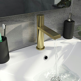 Mode Ponti Brushed Brass Basin Mixer Tap