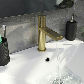 Mode Ponti Brushed Brass Basin Mixer Tap