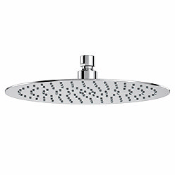 Mode Renzo 300mm Round Slim Stainless Steel Shower Head