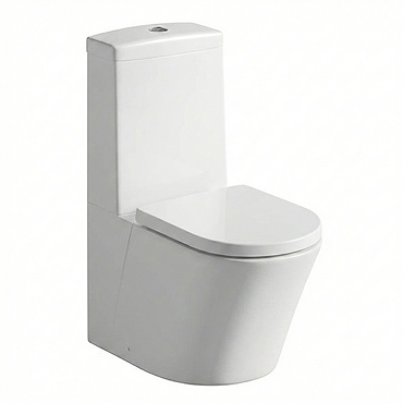 Mode Tate Close Coupled Toilet with Wrapover Soft Close Seat