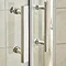 Turin Double Sliding 8mm Easy Fit Shower Door (1400mm)  Profile Large Image