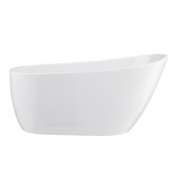 Turin Small Modern Slipper Free Standing Bath - 1520mm Profile Large Image