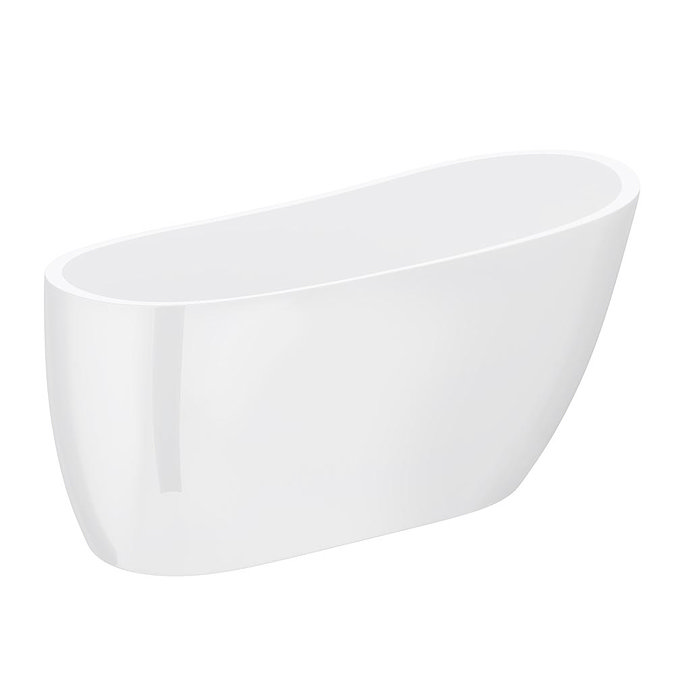 Turin Small Modern Slipper Free Standing Bath - 1520mm Standard Large Image