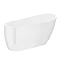 Turin Small Modern Slipper Free Standing Bath - 1520mm Standard Large Image