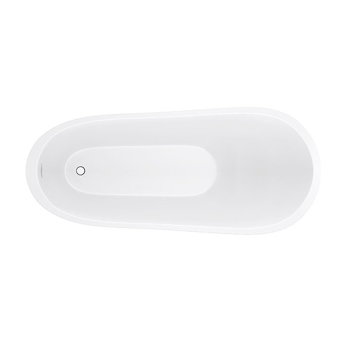 Toreno 1665 Modern Slipper Free Standing Bath  In Bathroom Large Image