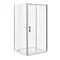 Turin 8mm Rectangular Sliding Door Shower Enclosure - Easy Fit  Profile Large Image