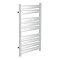 Modena 9 Panel Designer Heated Towel Rail - 950 x 500mm - Chrome Large Image