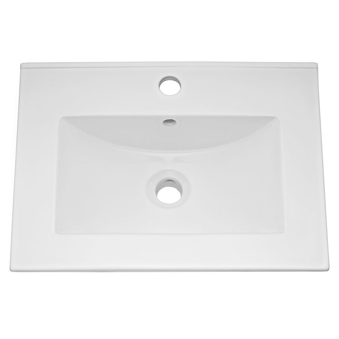 Toreno Cloakroom Suite inc. Modern Toilet (White Gloss)  Newest Large Image