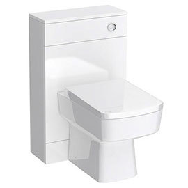 Toreno 500mm BTW Toilet Unit inc Cistern & Square Pan (Depth 200mm) Medium Image