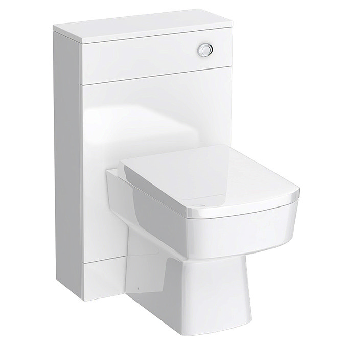 Toreno 500mm BTW Toilet Unit inc Cistern & Square Pan (Depth 200mm) Large Image