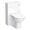 Turin High Gloss White Vanity Unit Bathroom Suite W1500 x D400/200mm  Standard Large Image