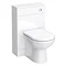 Turin Vanity Unit Bathroom Suite (Inc. Square Shower Bath + Screen)  In Bathroom Large Image