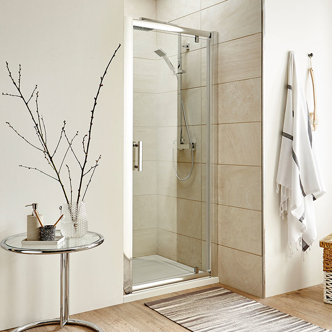 Turin Pivot 8mm Easy Fit Shower Door  Feature Large Image