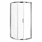 Turin 860x860mm Single Entry Quadrant 8mm Easy Fit Shower Enclosure Profile Large Image