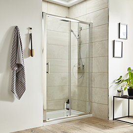 Toreno 8mm Sliding Shower Door - Easy Fit Large Image