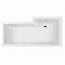 Modena Square Shower Bath Package with Shower Kit & Concealed Valve Feature Large Image