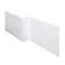 Toreno White Offset MDF Front Bath Panel - NMP135 Large Image