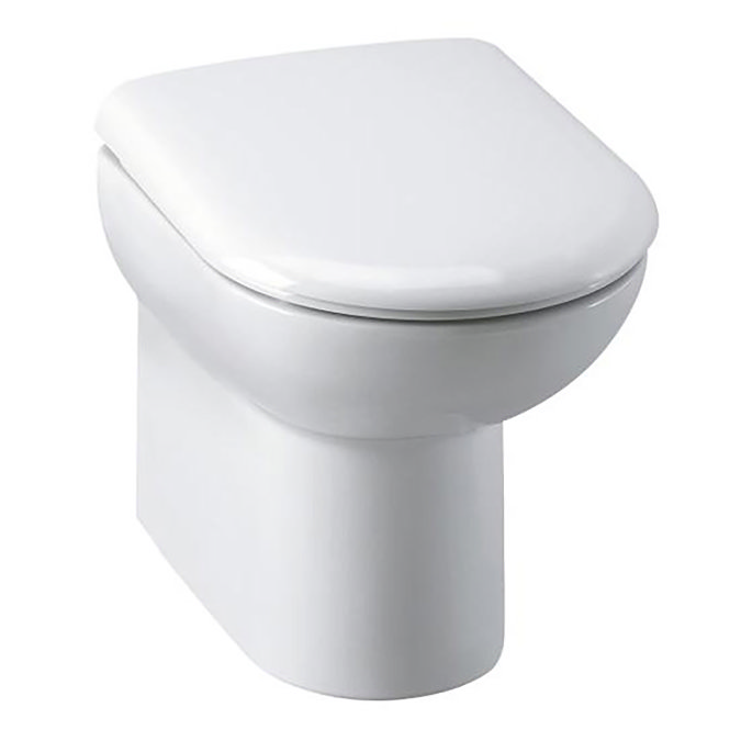 Modern 1100 Gloss White Vanity Unit Bathroom Suite with D-Shaped BTW Pan  In Bathroom Large Image