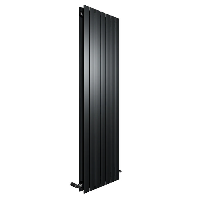 Modern 1600 x 408mm Vertical Double Flat Panel Anthracite Radiator