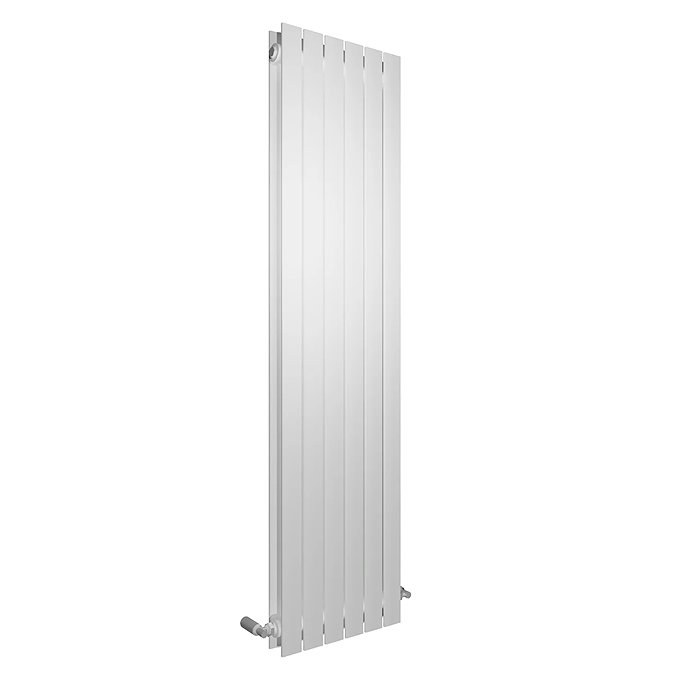 Modern 1600 x 408mm Vertical Double Flat Panel White Radiator