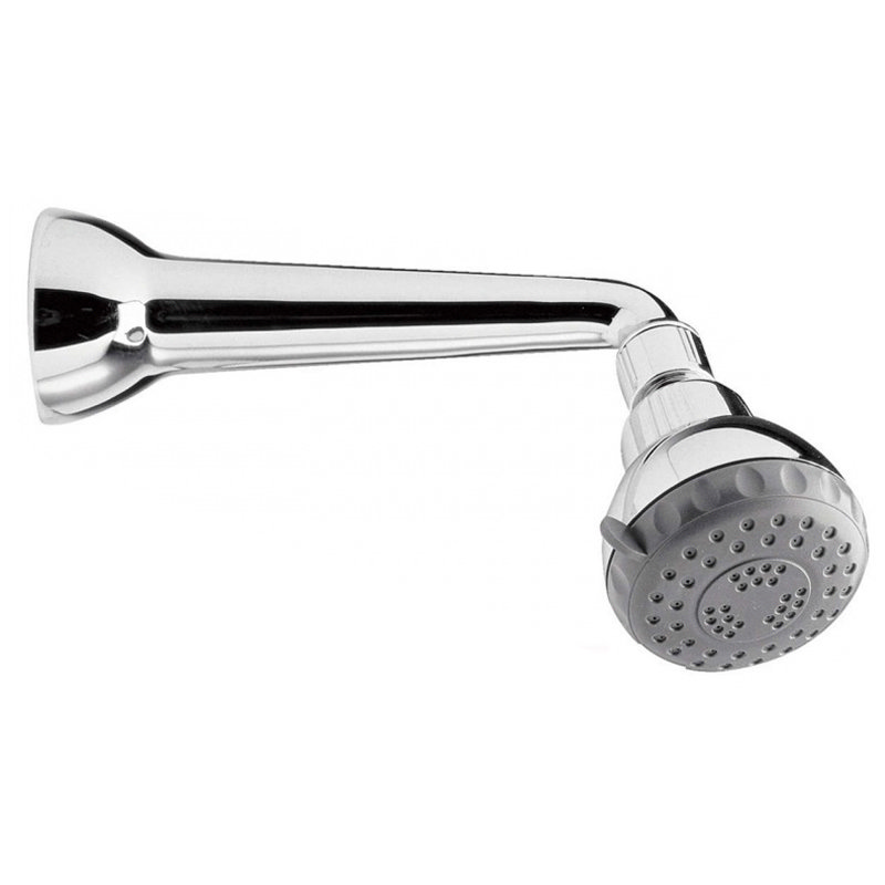 Ultra Modern 3 Function Fixed Shower Head & Arm Chrome A378 at