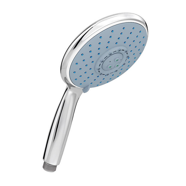 Modern 5 Function Chrome Large Shower Handset | Victorian Plumbing UK