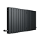 Modern 600 x 884mm Horizontal Double Flat Panel Anthracite Radiator