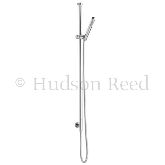 Hudson Reed Modern Ceiling Fed Slider Rail Kit - Chrome - A3168 Large Image