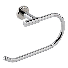 Modern Chrome Magnetic Toilet Roll Holder for Radiators Large Image