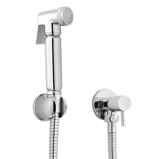 Cruze Modern Chrome Manual Douche Spray Kit Victorian Plumbing UK