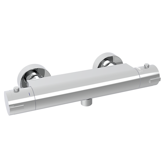 Modern Cool Touch Shower Bar Valve + Slider Rail Kit