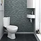 Cove Bermuda Corner Toilet with Soft Close Seat  Profile Large Image