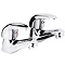 Ultra Modern Eon Basin Taps - Chrome - PF301 Large Image