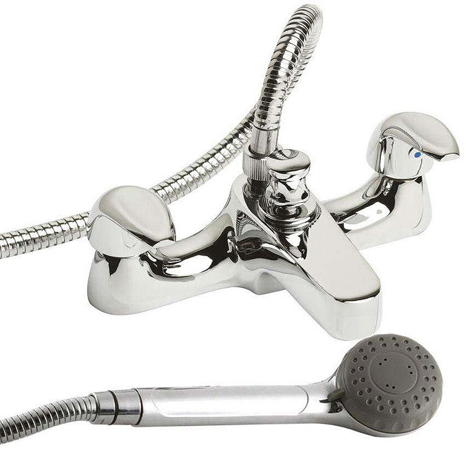 Nuie Eon Bath Shower Mixer inc Shower kit & Wall Bracket - PF344 Large Image