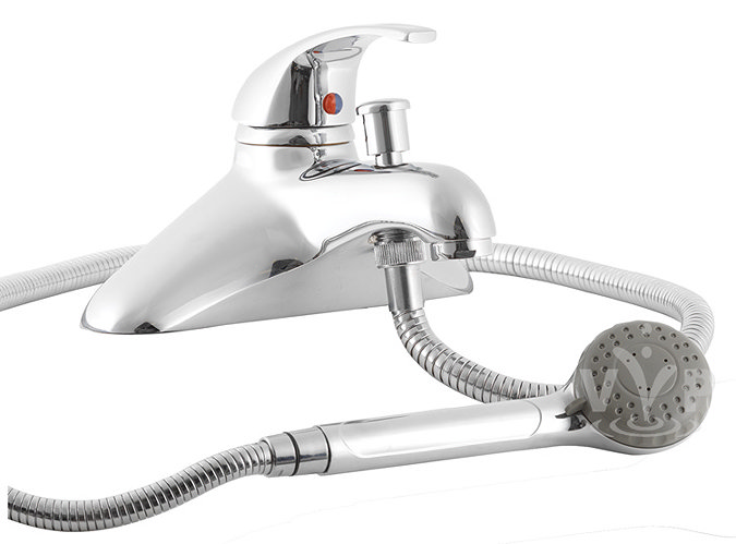 Modern Eon Single Lever 3/4 Bath Shower Mixer Large Image