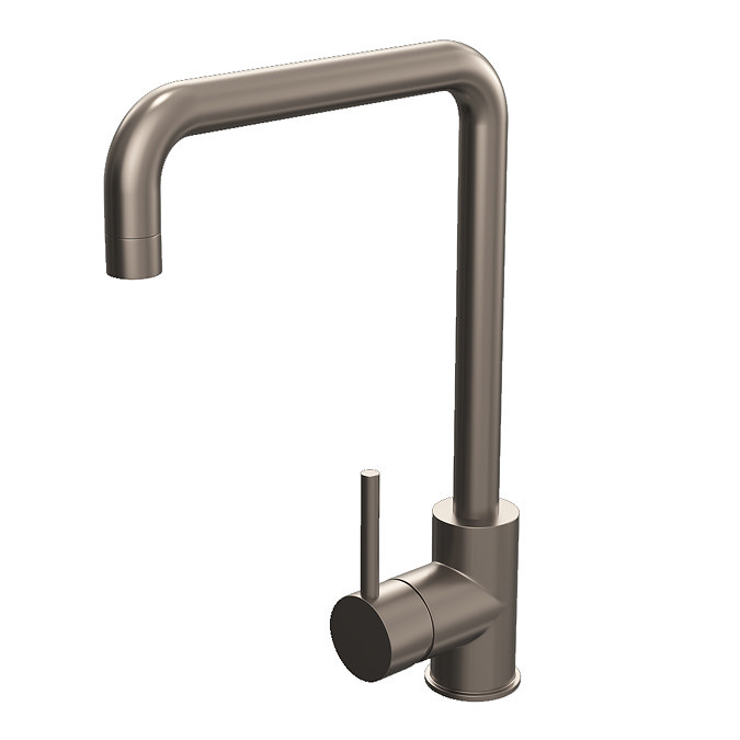 Modern Kitchen Mixer Tap with Swivel Spout - Gunmetal Grey - KTA034 Large Image