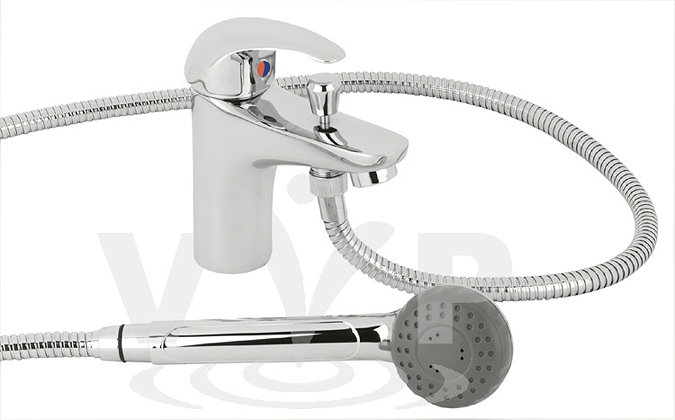 Modern Liscia Single Lever Mono Bath Shower Mixer Large Image