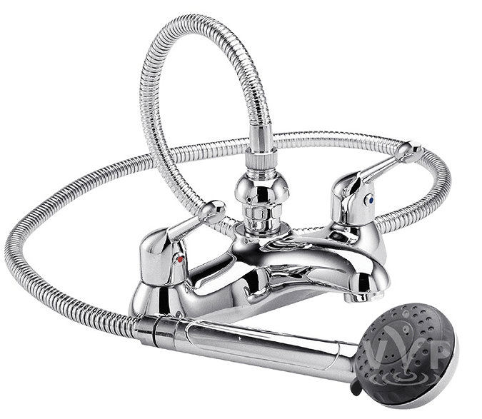 Modern Pacific Deck Bath Shower Mixer Large Image