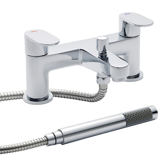 Ultra - Ratio Bath Shower Mixer with Shower Kit - Chrome - RAT314 Large Image