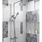 Modern Round 2 Outlets Thermostatic Bar Shower Valve - Chrome - XA001  Feature Large Image