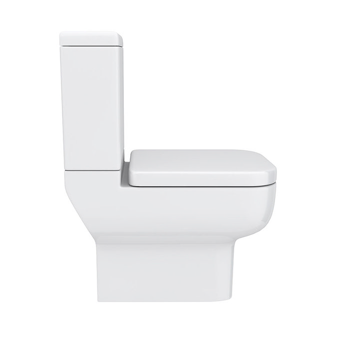 Pro 600 Modern Short Projection Toilet + Soft Close Seat  Feature Large Image