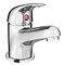 Modern Single Lever Basin Tap with Waste - Chrome - DTY305 Large Image