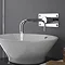 Modern Wall Mounted Tap - Chrome Profile Large Image