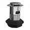 Modern Waterfall Basin Mixer Tap with Waste - Chrome Profile Large Image