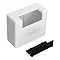 Modern WC Unit Incl. Polymarble Worktop and Square Toilet (505mm Wide) Newest Large Image