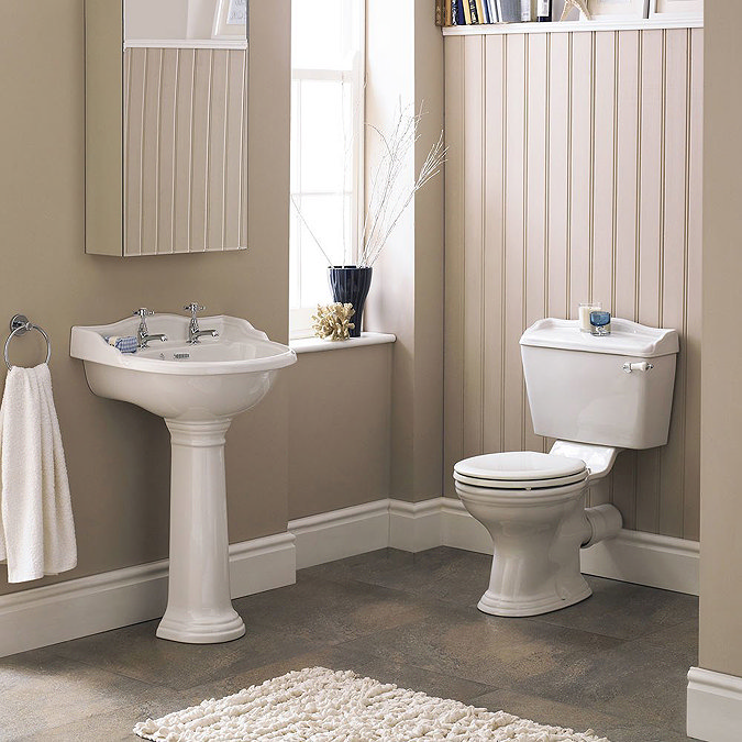 Monaco 4-Piece Traditional Bathroom Suite Large Image