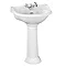 Monaco 600mm 1 Tap Hole Basin + Full Pedestal Large Image