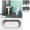 Monica 6 Piece 1TH Bathroom Suite Large Image